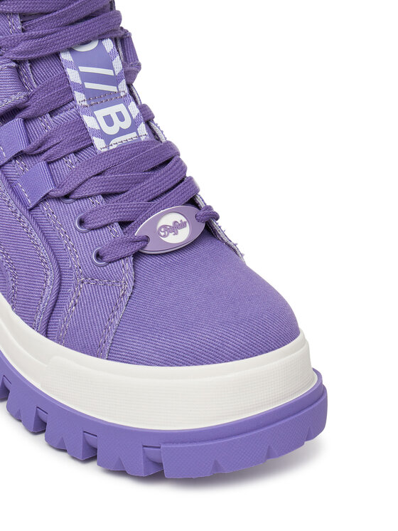 Buffalo Buffalo Schnürstiefeletten Aspha Nc Mid 1622568 Violett