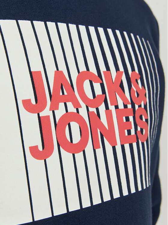 Jack&Jones Junior Jack&Jones Junior Pulóver 12237459 Sötétkék Regular Fit