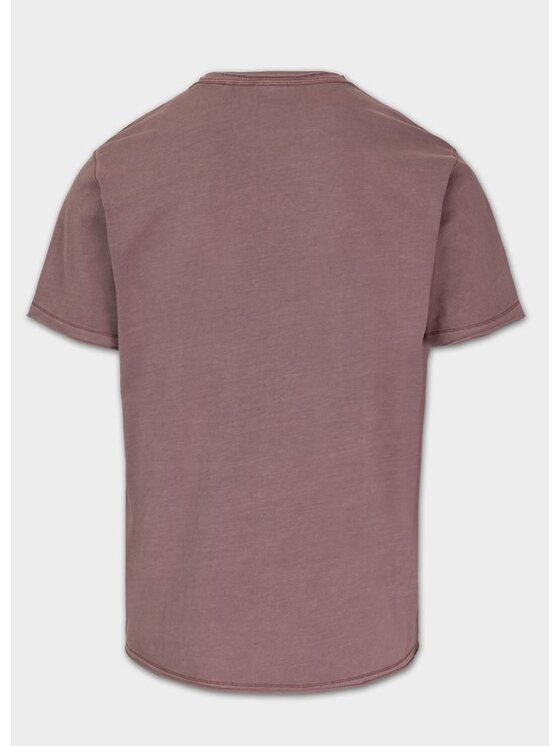 PITBULL PITBULL T-Shirt AUTOMATIC Bordowy Regular Fit