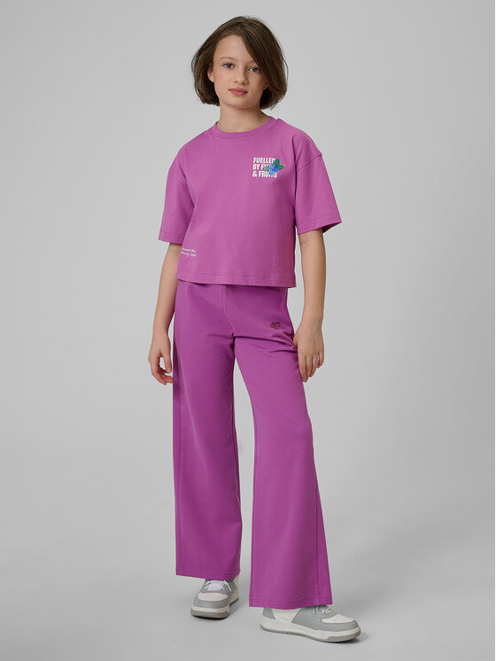 4F 4F T-Shirt JELLIFICATION Fioletowy Loose Fit