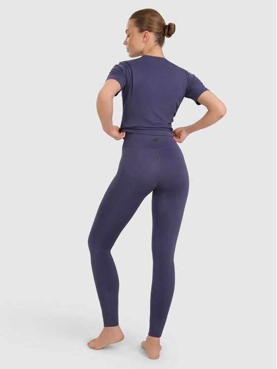 4F 4F Leggings 4FWAW25TFTIF369-31S Blu scuro Authentic Slim Fit