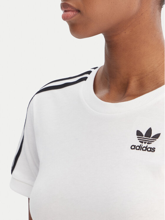 adidas adidas T-Shirt adicolor Classics 3-Stripes GN2913 Bílá Regular Fit