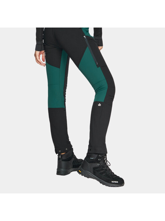Alpinus Alpinus Spodnie outdoor Socompa Zielony Regular Fit