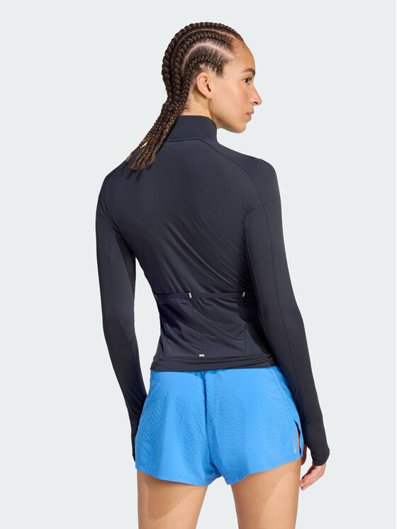 adidas adidas Kurtka do biegania 158654 Czarny Fitted Fit