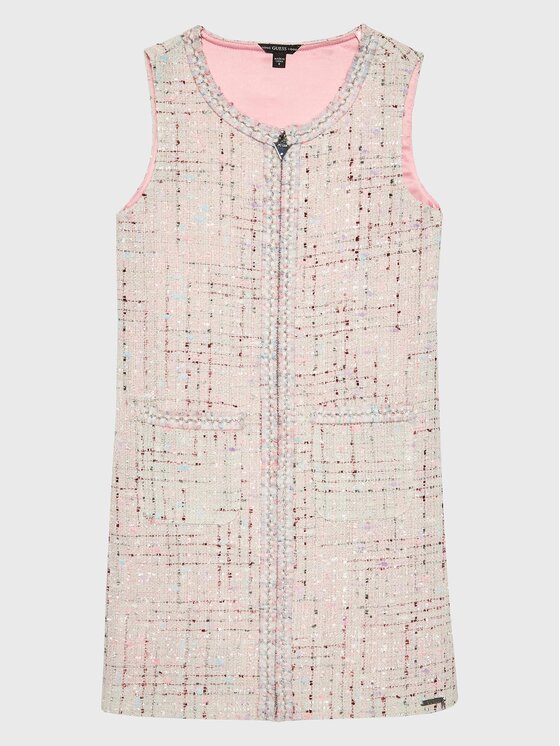 Guess Guess Елегантна рокля J3RK32 WF6M0 Розов Regular Fit
