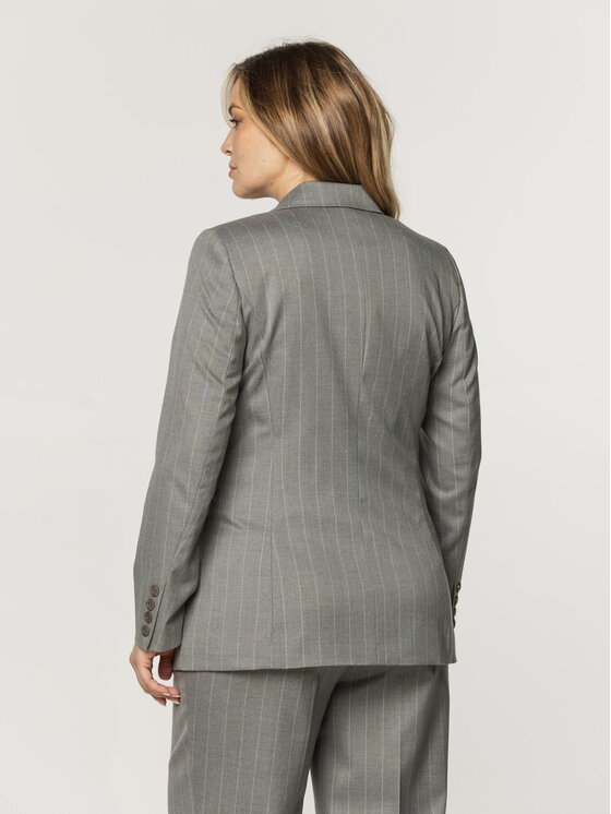 Willsoor Willsoor Marynarka 67934 Szary Regular Fit