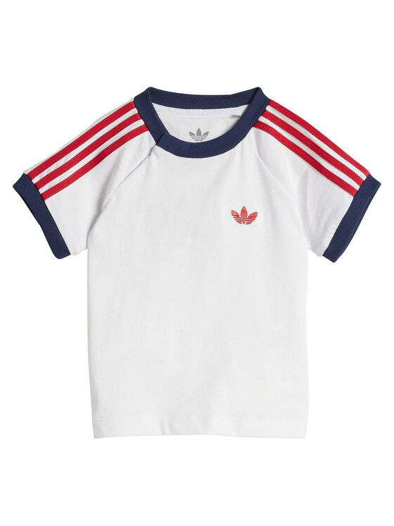 adidas adidas Komplektas: marškinėliai ir kelnės Denim JC7863 Mėlyna Regular Fit