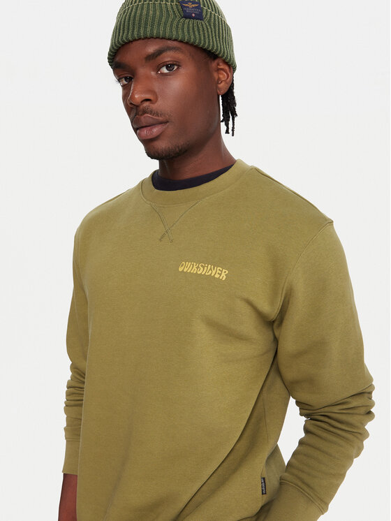 Quiksilver Quiksilver Mikina Salt Water Graphic EQYFT05127 Zelená Comfort Fit