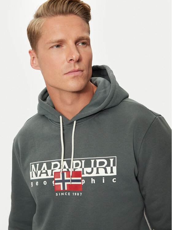 Napapijri Napapijri Світшот B-Alymer NP0A4I1D Зелений Regular Fit