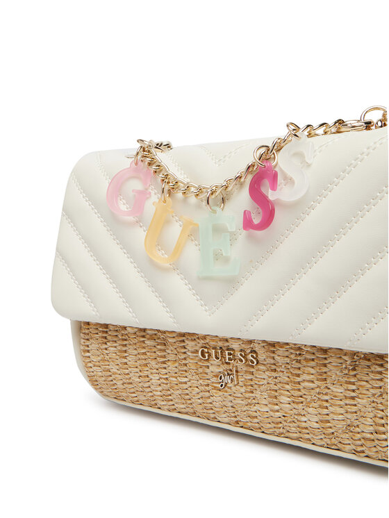 Guess Guess Geantă J6GZ18 WH860 Écru