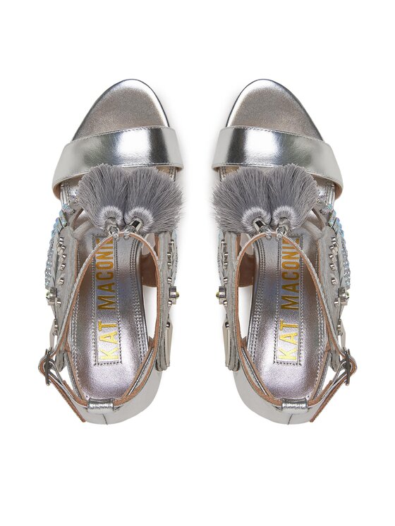 Kat Maconie Kat Maconie Sandalen Aya Silberfarben