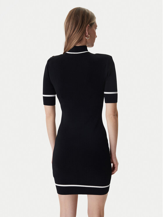 Marciano Guess Marciano Guess Úpletové šaty 6RGK24 5905Z Černá Classic Fit
