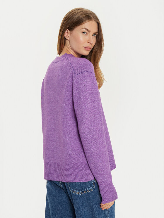 Brave Soul Brave Soul Sweater LK-248CARRY Lila Regular Fit