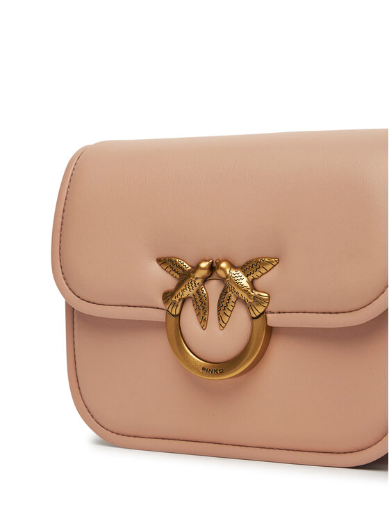 PINKO PINKO Rankinė Love Box Bag Fl Mini PE 25 PLTT 104297 A26L Rožinė