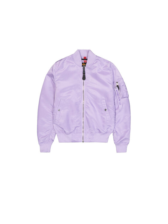 Alpha Industries Alpha Industries Kurtka bomber MA-1 VF Light Bomber Jacket Women Fioletowy Slim Fit