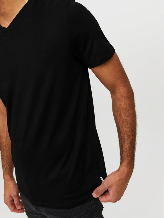 Jack & Jones Jack & Jones T-Shirt Basic 12156102 Czarny Standard Fit