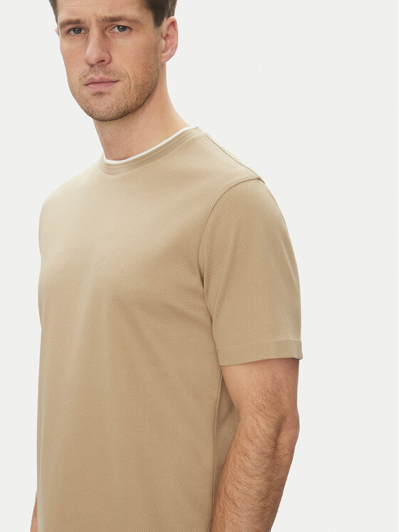 BOSS BOSS T-shirt H-Thompson 59 50524998 Bež Regular Fit