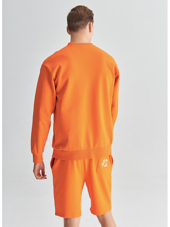 Pako Lorente Pako Lorente Bluza C22SF-2B-00 Pomarańczowy Oversize