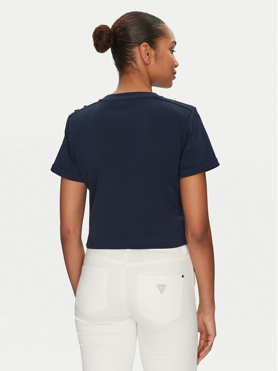 Guess Guess Tricou W5GI15 K8FQ4 Bleumarin Regular Fit