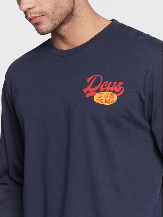 Deus Ex Machina Deus Ex Machina Hosszú ujjú Marigold Ls DMF221379 Sötétkék Regular Fit