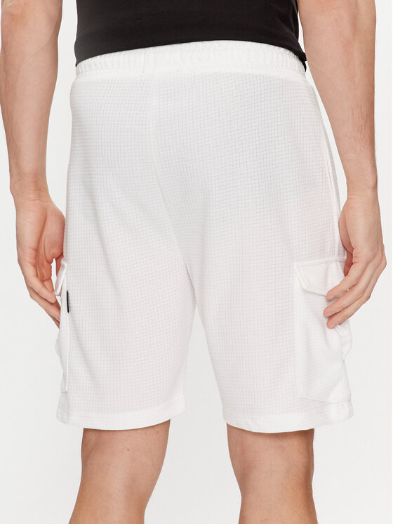 Brave Soul Brave Soul Sportske kratke hlače MSRT-516FALCO Bijela Slim Fit