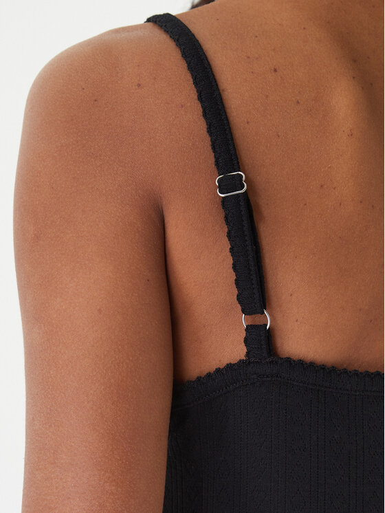 Guess Jeans Guess Jeans Top W6GPB5 KG372 Schwarz Regular Fit