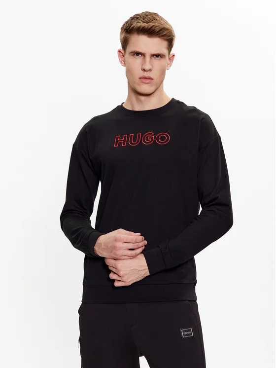 Hugo Sweatshirt 50485013 Schwarz Relaxed Fit