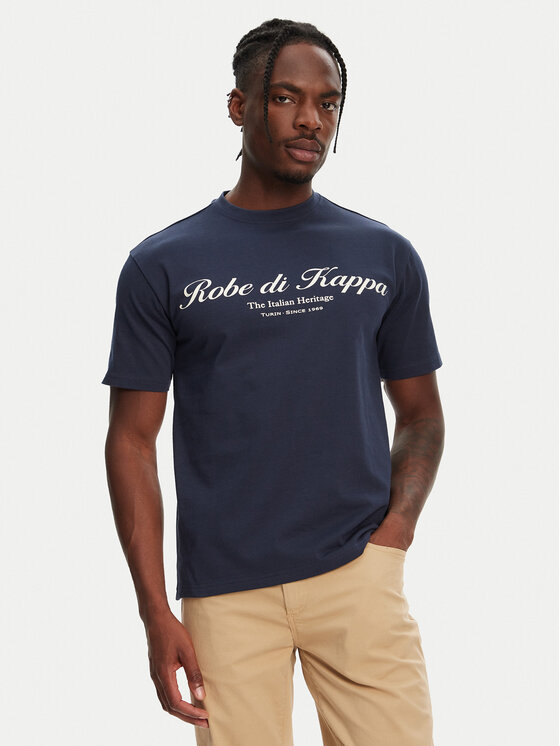 Robe di Kappa Robe di Kappa T-Shirt Robe Giovani Tozeur 61151CW Granatowy Regular Fit