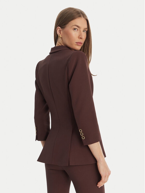 Elisabetta Franchi Elisabetta Franchi Sakoi GI-215-61E2-V590 Smeđa Regular Fit