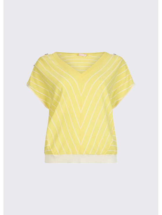 Liu Jo Liu Jo Maglione TA6217MS55NC3892 Giallo Regular Fit