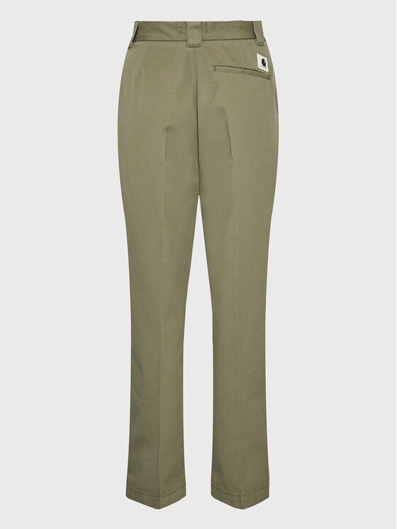 Carhartt WIP Carhartt WIP Παντελόνι υφασμάτινο Tristin I030502 Πράσινο Relaxed Fit