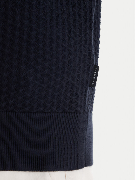 Bugatti Bugatti Sweater 7100-15532E Sötétkék Regular Fit