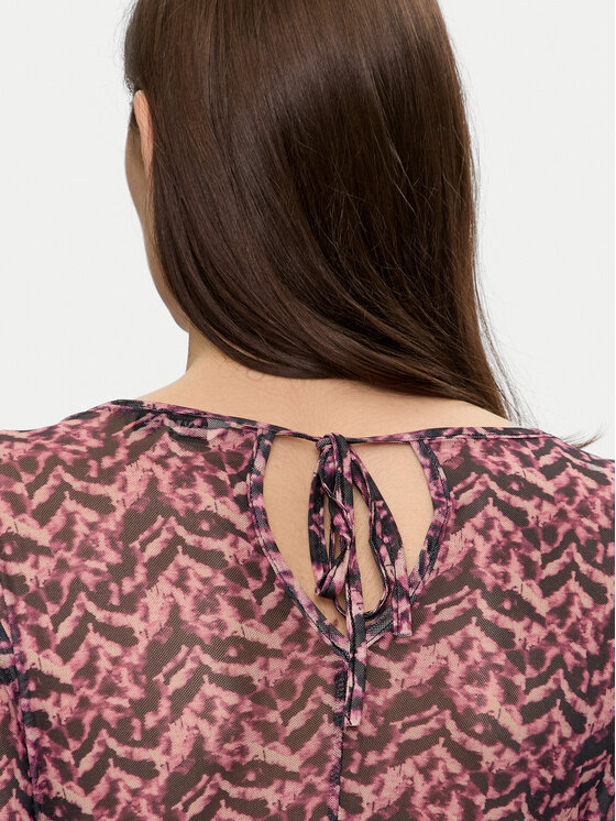 Brave Soul Brave Soul Bluse LLT-225BARIL Rosa Slim Fit