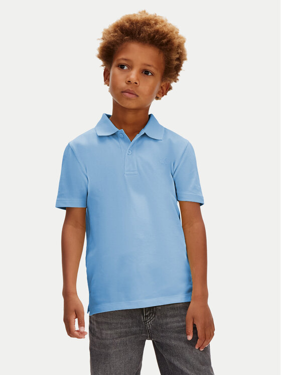 Calvin Klein Jeans Tricou polo LVCKSJB29B Albastru Regular Fit