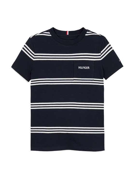 Tommy Hilfiger Tommy Hilfiger Tricou KB0KB09534 Bleumarin Regular Fit