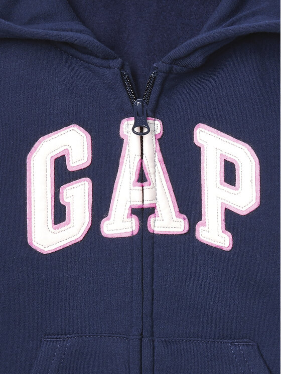 Gap Gap Majica dugih rukava 259444-03 Tamnoplava Regular Fit