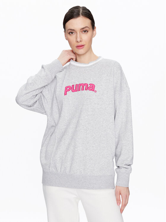 Puma Bluza Team 538381 Szary Oversize | Modivo.pl
