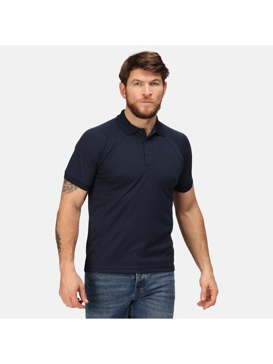 Regatta Regatta Polo Coolweave Granatowy Shirt Fit