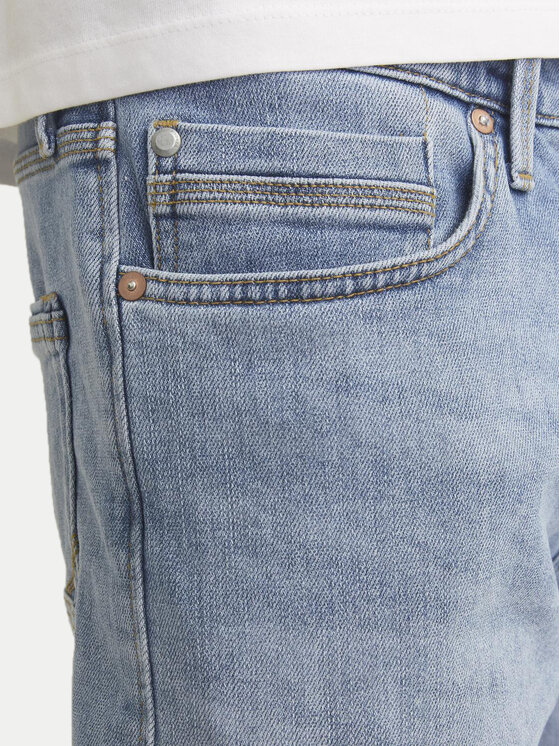 Jack&Jones Jack&Jones Džínsové šortky Chris 12249095 Modrá Relaxed Fit