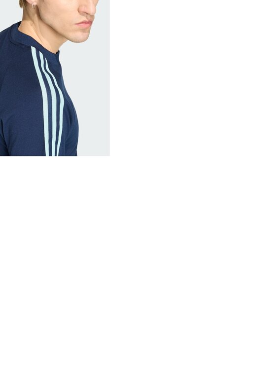 adidas adidas Koszulka techniczna 161699 Niebieski jasny Slim Fit