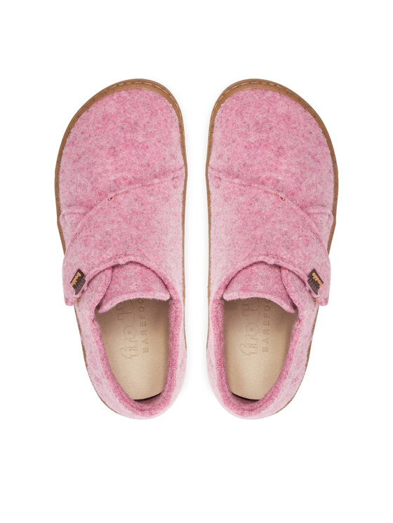 Froddo Froddo Пантофи Barefoot Wooly Slippers G1700341-10 S Розов