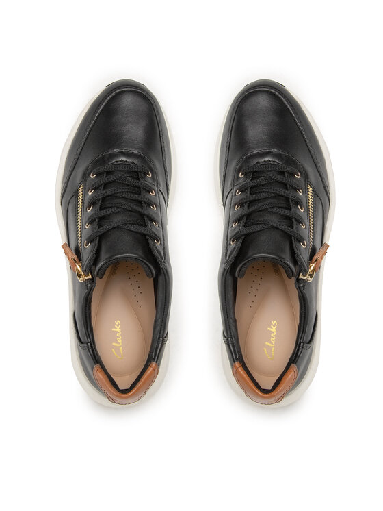 Clarks Clarks Sneakersy Un Rio Zip 261680184 Czarny