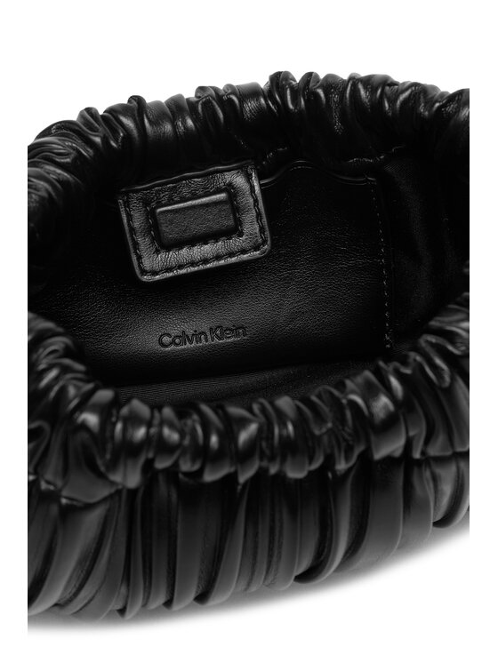Calvin Klein Calvin Klein Handtasche Drawstring Plisse Conv Mini Cb P LV04F3077G Schwarz