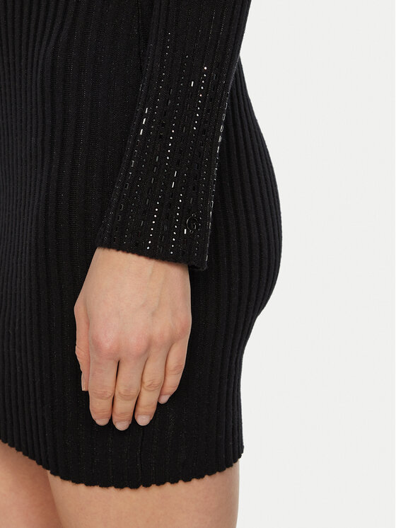 Guess Guess Vsakodnevna obleka W5RK14 Z2Y50 Črna Regular Fit