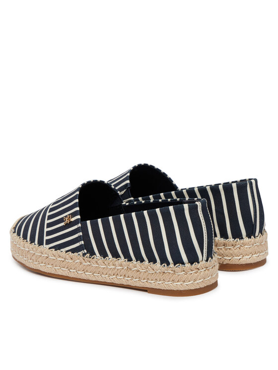 Tommy Hilfiger Tommy Hilfiger Espadrillas Th Platform Espadrille Stripes FW0FW09143 Blu scuro