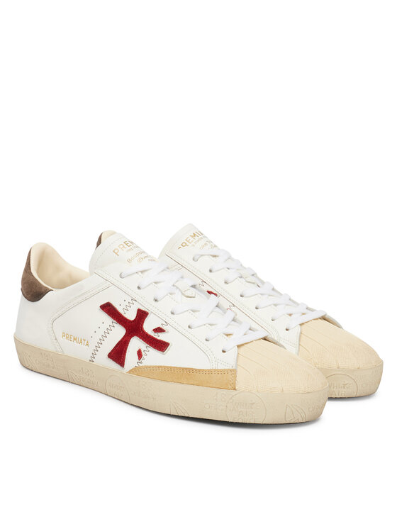Premiata Premiata Sneakersy Steven Var 8044 Biela