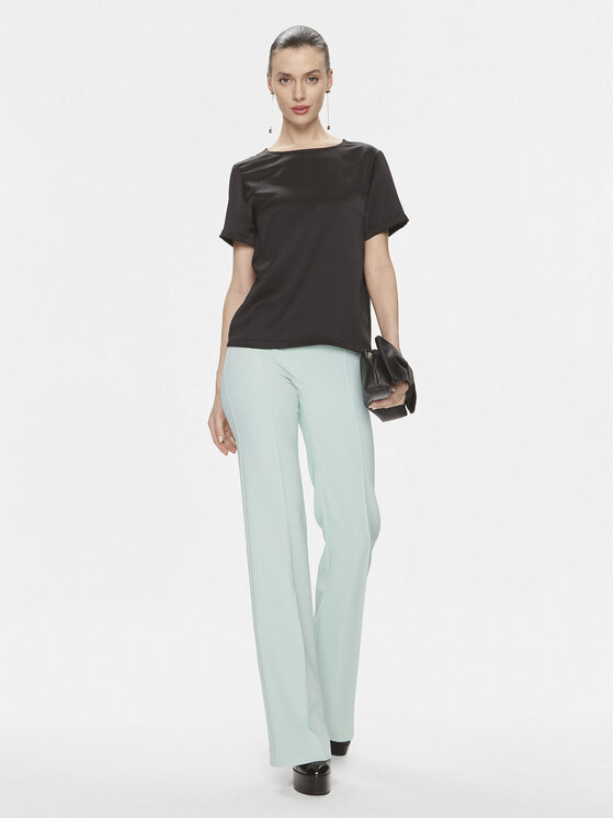 Elisabetta Franchi Elisabetta Franchi Stoffhose PA-T15-41E2- PA-T15-41E2 Grün Regular Fit