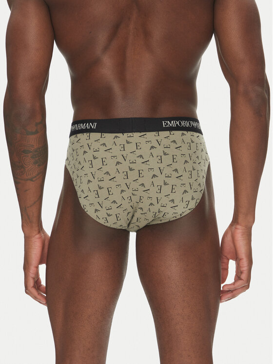 Emporio Armani Underwear Emporio Armani Underwear Набір з 3 пар сліпів EM000256 AF10800 MC112 Зелений