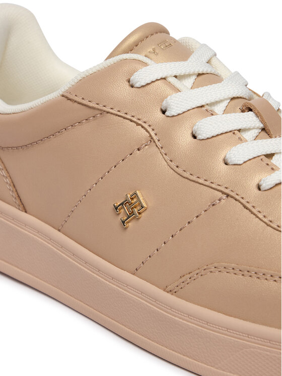Tommy Hilfiger Tommy Hilfiger Superge Th Heritage Shiny Sneaker FW0FW09179 Bež