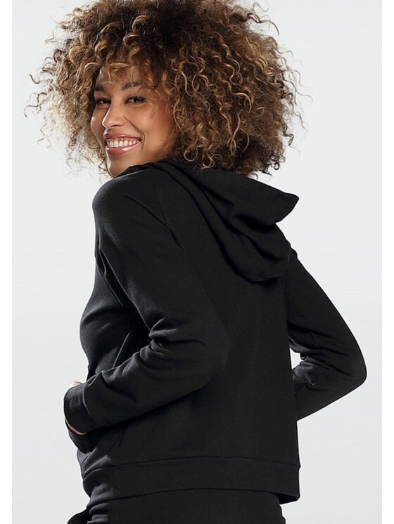 DKaren Sport DKaren Sport Bluza Seattle Czarny Classic Fit